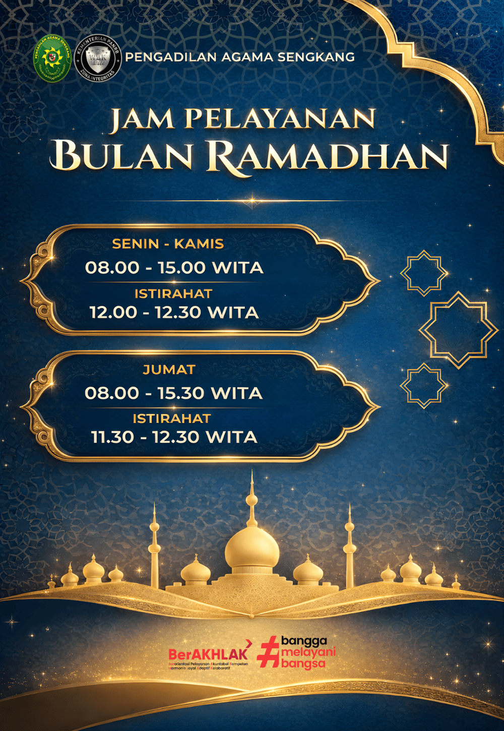 Jam Pelayanan Spesial Ramadhan
